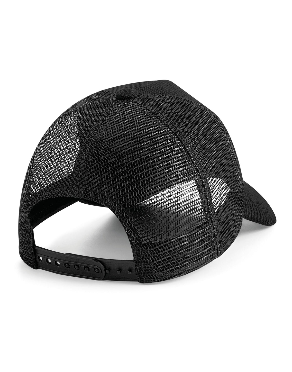 Beechfield B642 Microknit Snapback Trucker - Black