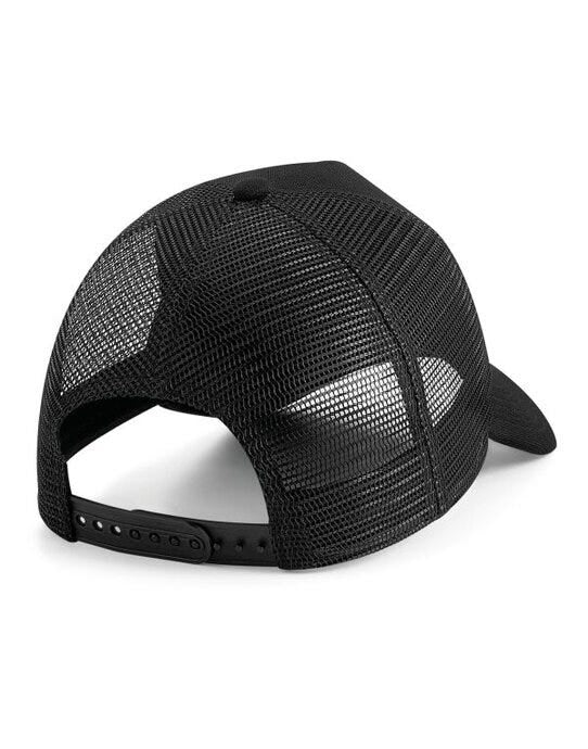 Beechfield B642 Microknit Snapback Trucker - Black