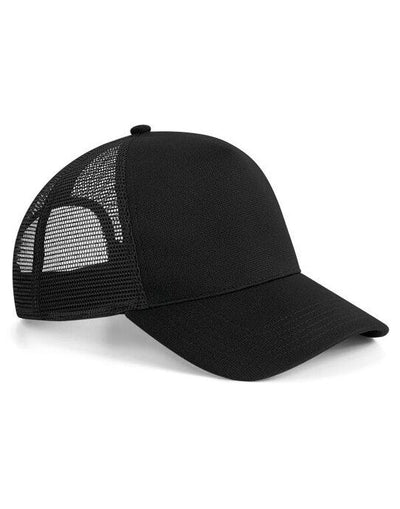 Beechfield B642 Microknit Snapback Trucker - Black