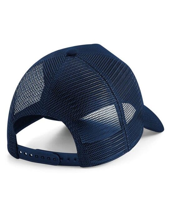Beechfield B642 Microknit Snapback Trucker - French Navy