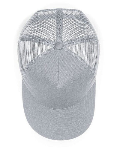 Beechfield B642 Microknit Snapback Trucker - Light Grey