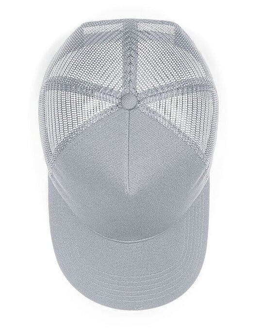 Beechfield B642 Microknit Snapback Trucker - Light Grey