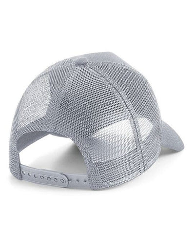 Beechfield B642 Microknit Snapback Trucker - Light Grey