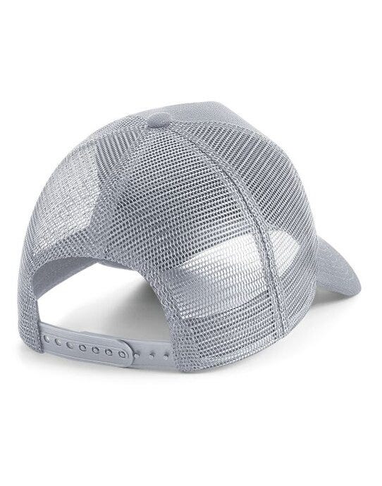 Beechfield B642 Microknit Snapback Trucker - Light Grey