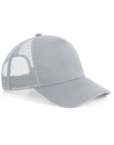 Beechfield B642 Microknit Snapback Trucker - Light Grey