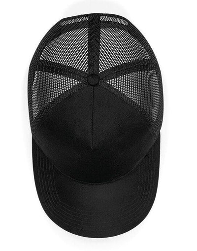Beechfield B643 Suede Snapback Trucker - Black