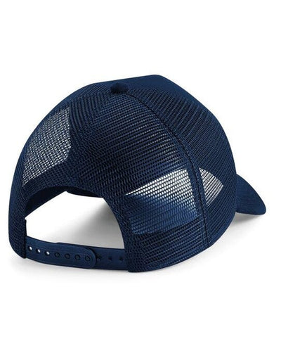 Beechfield B643 Suede Snapback Trucker - French Navy