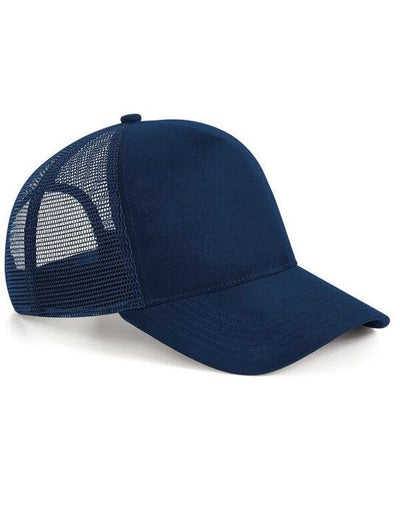 Beechfield B643 Suede Snapback Trucker - French Navy