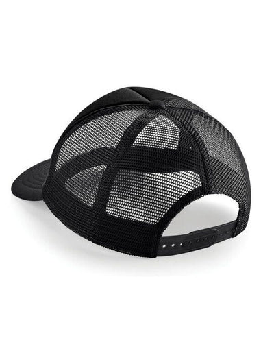 Beechfield B645 Vintage Snapback Trucker - Black/Black