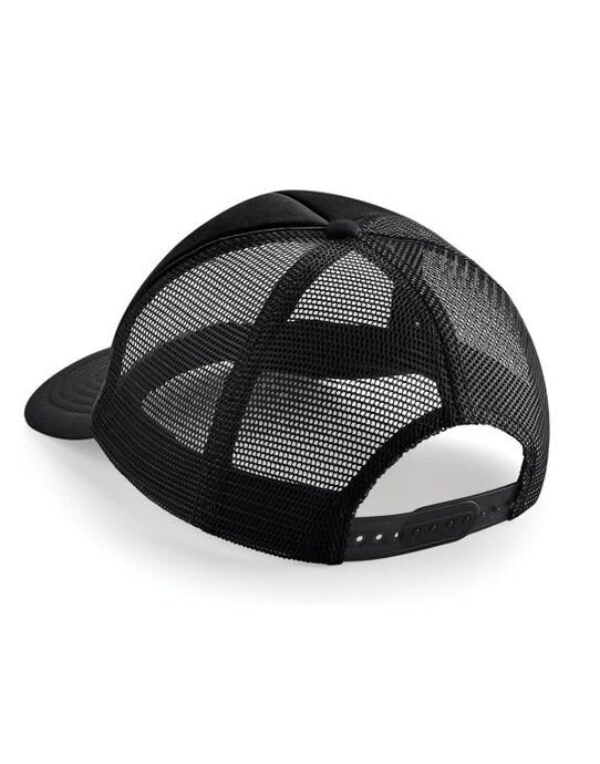 Beechfield B645 Vintage Snapback Trucker - Black/Black