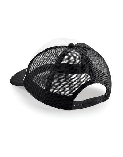 Beechfield B645 Vintage Snapback Trucker - Black/White