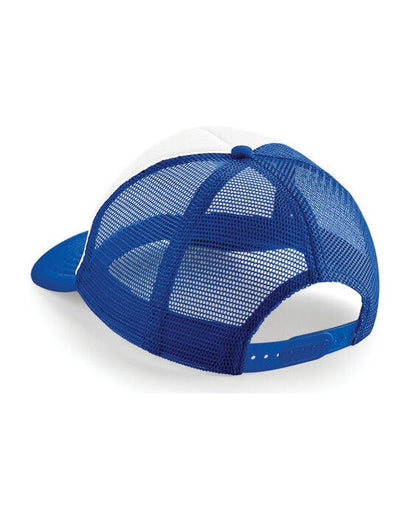 Beechfield B645 Vintage Snapback Trucker - Bright Royal/White