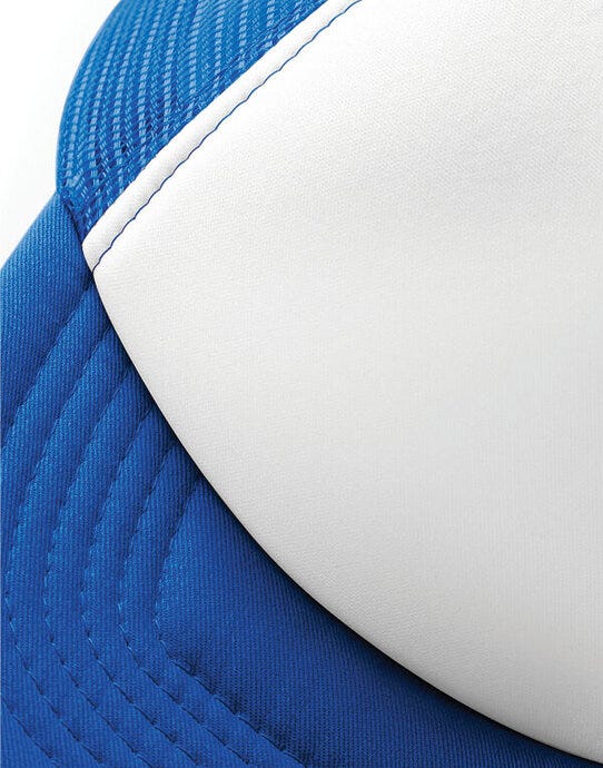 Beechfield B645 Vintage Snapback Trucker - Bright Royal/White