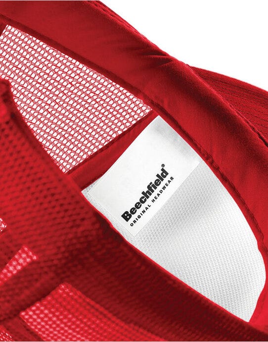 Beechfield B645 Vintage Snapback Trucker - Classic Red/White
