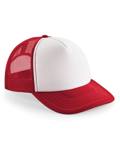 Beechfield B645 Vintage Snapback Trucker - Classic Red/White