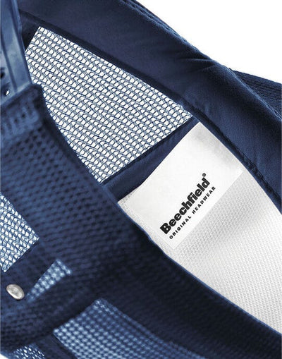 Beechfield B645 Vintage Snapback Trucker - French Navy/White