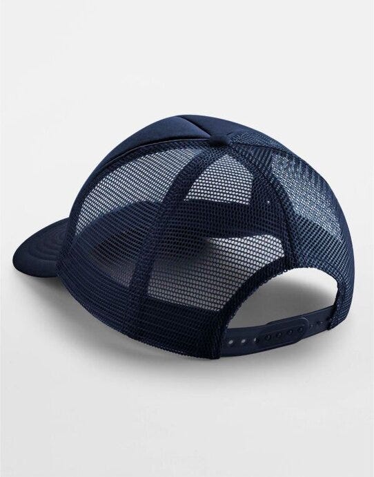 Beechfield B645 Vintage Snapback Trucker - French Navy/French Navy