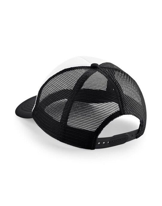 Beechfield B645B Junior Vintage SB Trucker - Black/White
