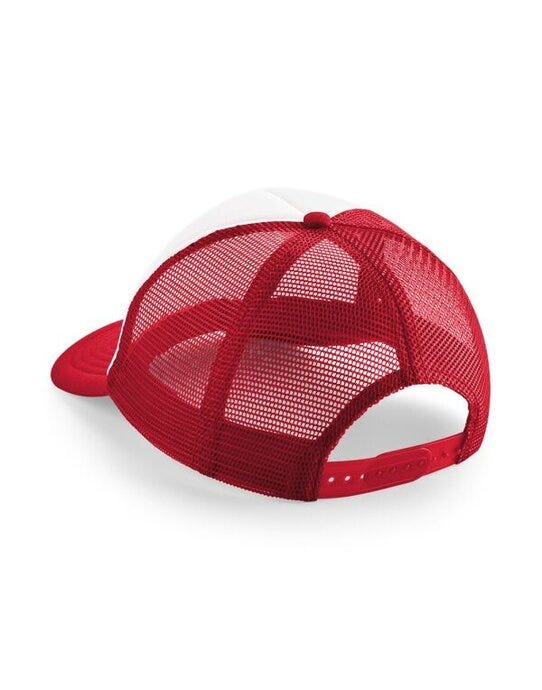 Beechfield B645B Junior Vintage SB Trucker - Classic Red/White