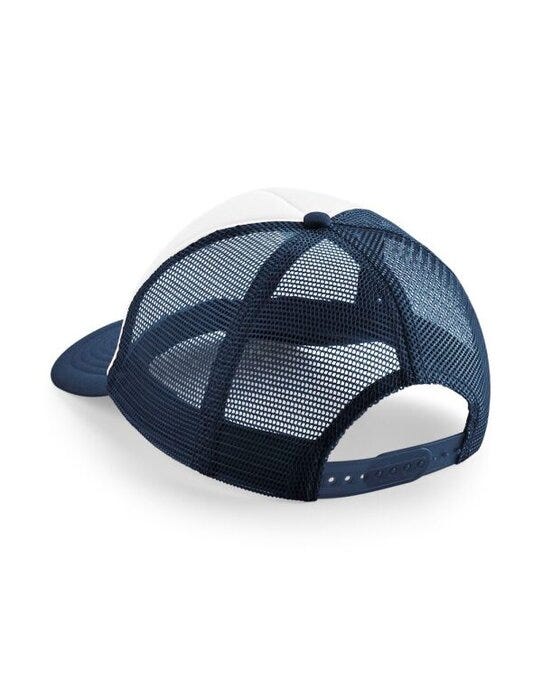 Beechfield B645B Junior Vintage SB Trucker - French Navy/White