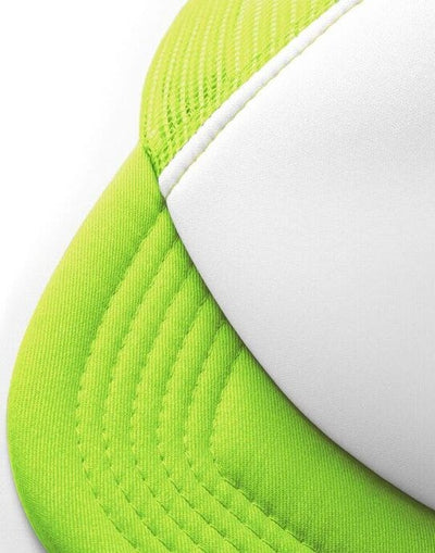 Beechfield B645B Junior Vintage SB Trucker - Lime/White