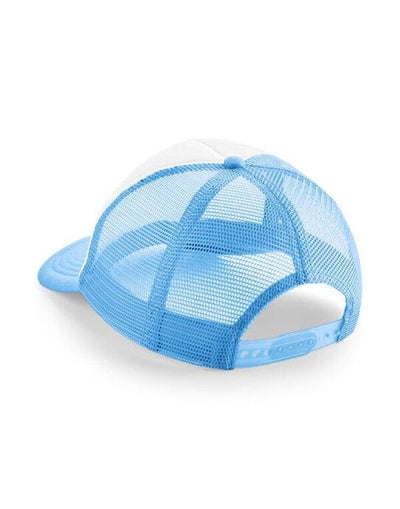Beechfield B645B Junior Vintage SB Trucker - Sky/White