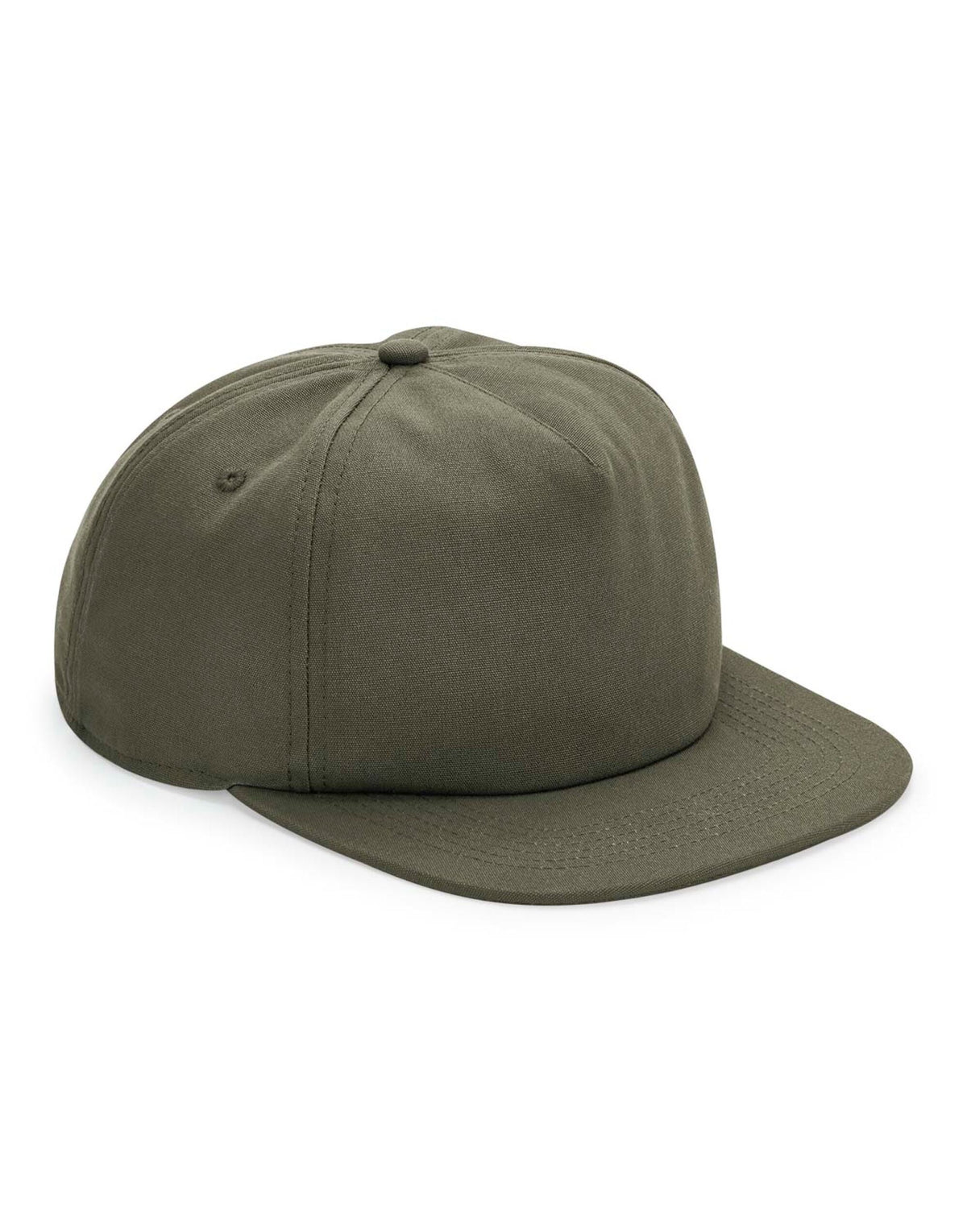 Beechfield B64N Organic Cotton 5 Panel Cap - Olive