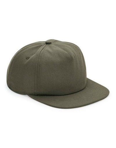 Beechfield B64N Organic Cotton 5 Panel Cap - Olive