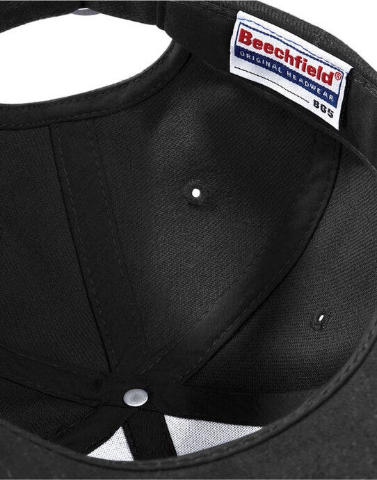 Beechfield B65 Pro Style Heavy Cap - Black