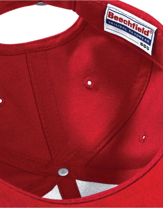 Beechfield B65 Pro Style Heavy Cap - Classic Red