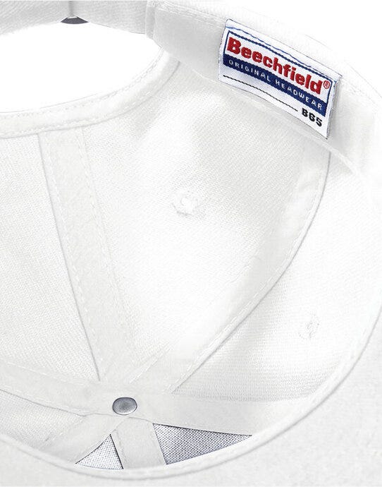 Beechfield B65 Pro Style Heavy Cap - White