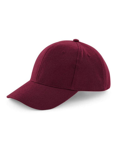 Beechfield B65 Pro Style Heavy Cap - Burgundy