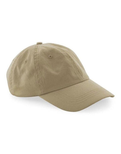 Beechfield B652N Organic Cottn 6 Panel Dad Cap - Desert Sand