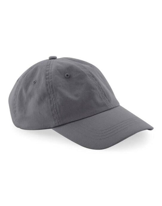 Beechfield B652N Organic Cottn 6 Panel Dad Cap - Graphite