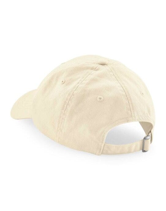 Beechfield B652N Organic Cottn 6 Panel Dad Cap - Natural