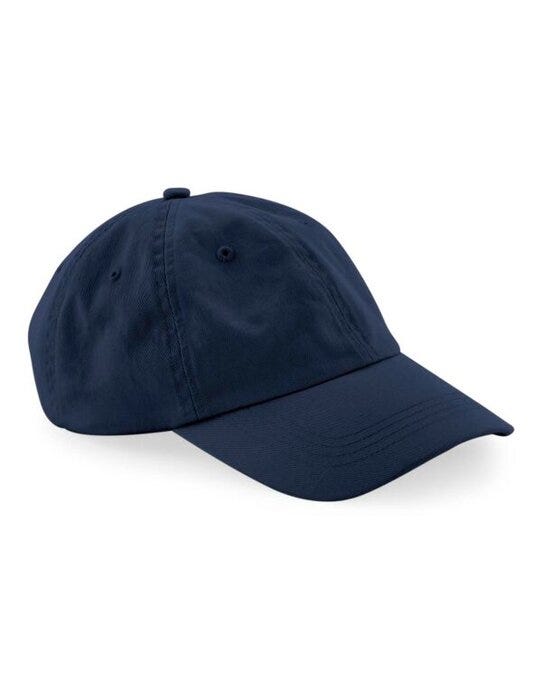 Beechfield B652N Organic Cottn 6 Panel Dad Cap - Navy Blue