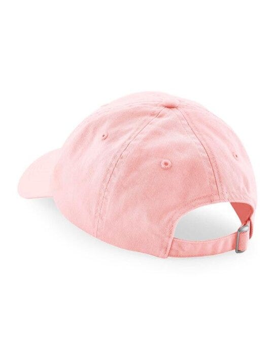 Beechfield B652N Organic Cottn 6 Panel Dad Cap - Powder Pink