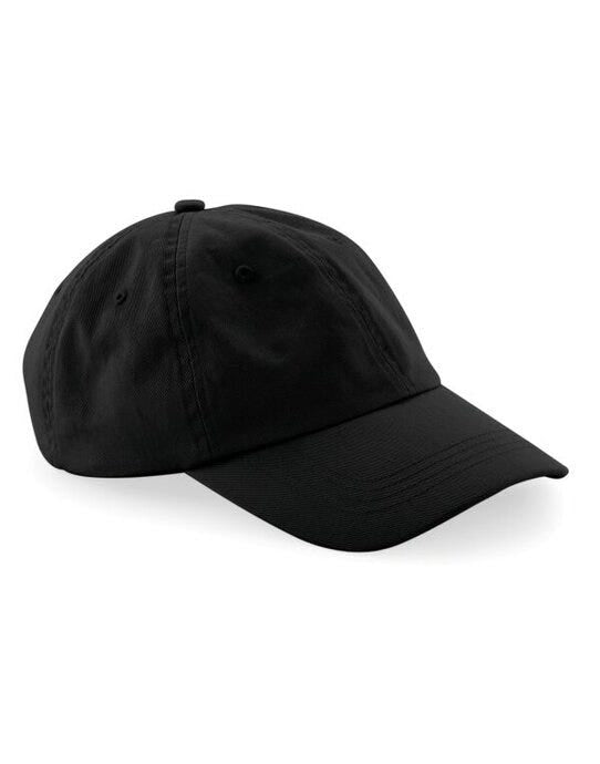 Beechfield B653 Low Profile 6 Panel Dad Cap - Black