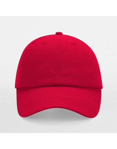 Beechfield B653 Low Profile 6 Panel Dad Cap - Classic Red