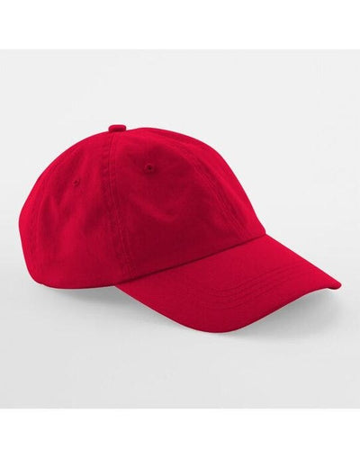 Beechfield B653 Low Profile 6 Panel Dad Cap - Classic Red