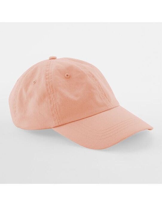 Beechfield B653 Low Profile 6 Panel Dad Cap - Peach