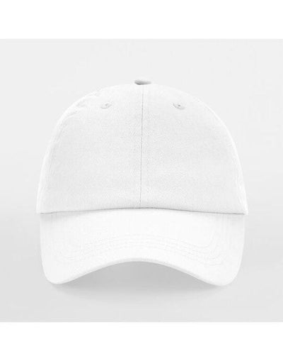 Beechfield B653 Low Profile 6 Panel Dad Cap - White