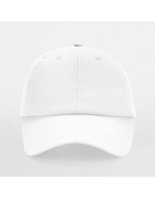 Beechfield B653 Low Profile 6 Panel Dad Cap - White