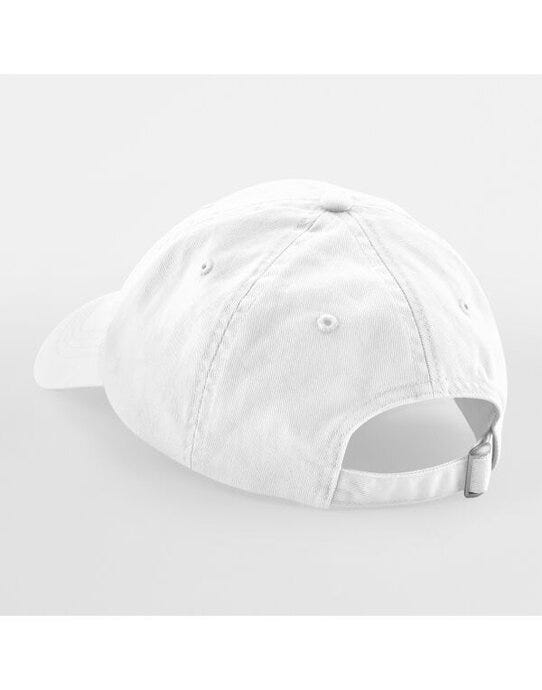 Beechfield B653 Low Profile 6 Panel Dad Cap - White