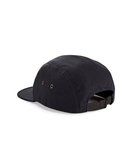 Beechfield B654 Canvas 5 Panel Cap - Black