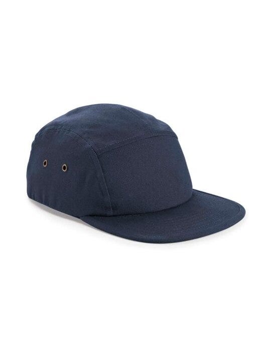 Beechfield B654 Canvas 5 Panel Cap - Navy