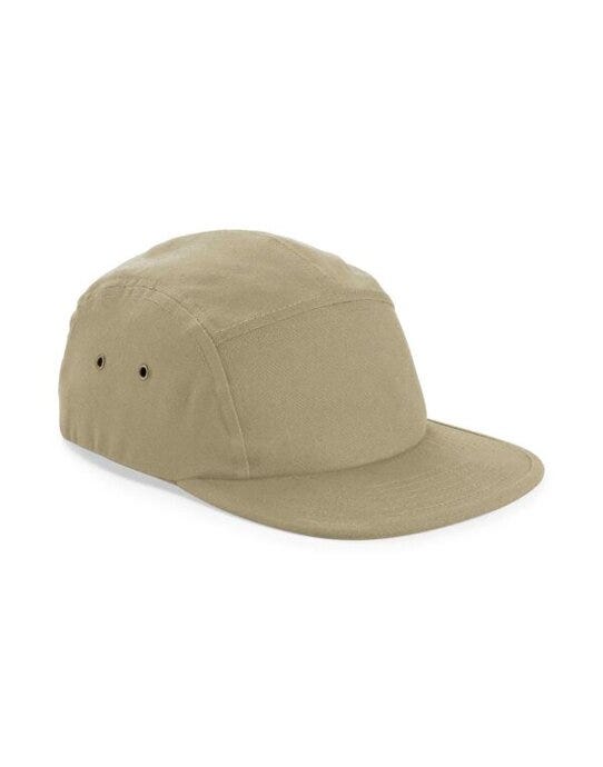 Beechfield B654 Canvas 5 Panel Cap - Desert Sand