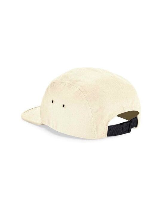 Beechfield B654 Canvas 5 Panel Cap - Natural