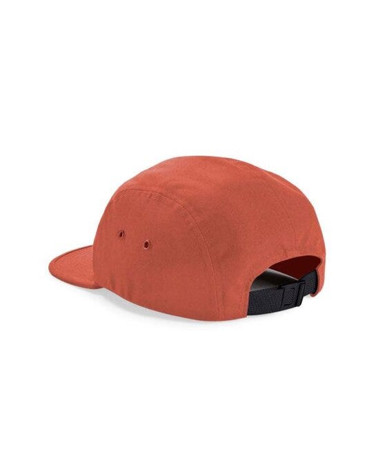 Beechfield B654 Canvas 5 Panel Cap - Terracotta