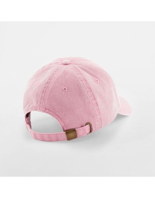 Beechfield B655B Jr Low Profile Vintage Cap - Vintage Dusky Pink